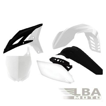 12 789 р. Комплект пластика R-Tech Yamaha YZ250F 10-13 (R-KITYZF-BN1-510) черныйбелый  r-kityzf-bn1-510  с доставкой в г. Кемерово. Увеличить фотографию 1
