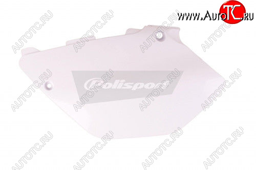 1 679 р. Щиток бокового номера POLISPORT YZ125250 12-14 FOR USA 8416300001 белый  250177-776-1470  с доставкой в г. Кемерово