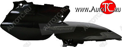 2 199 р. Щиток бокового номера POLISPORT YZ125250 02-14 8600600002 черный  250177-776-3542  с доставкой в г. Кемерово