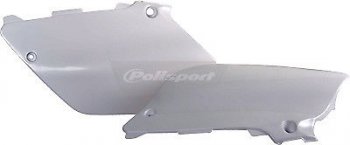 Щиток бокового номера POLISPORT YZ125250 02-14 8600600001 белый  250177-776-7256