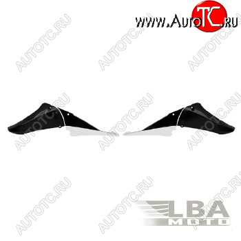 7 059 р. Обтекатели радиатора верхние R-Tech Yamaha YZ450F 10-13 (R-CVYZFNRBNU0) черныебелые  r-cvyzfnrbnu0  с доставкой в г. Кемерово