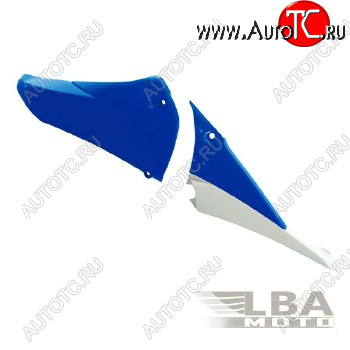 7 059 р. Обтекатели радиатора верхние R-Tech Yamaha YZ450F 10-13 (R-CVYZFBLBNU0) синиебелые  r-cvyzfblbnu0  с доставкой в г. Кемерово