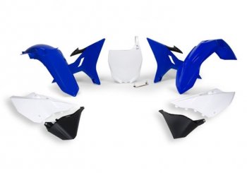 Комплект пластика R-Tech Yamaha YZ125250 02-18 (R-KITYZ0-BL0-REV) REVOLUTION синийбелыйчерный  r-kityz0-bl0-rev