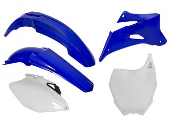 12 789 р. Комплект пластика R-Tech Yamaha YZ250F450F 06-09 (R-KITYZF-OEM-508) синийбелый  r-kityzf-oem-508  с доставкой в г. Кемерово. Увеличить фотографию 1