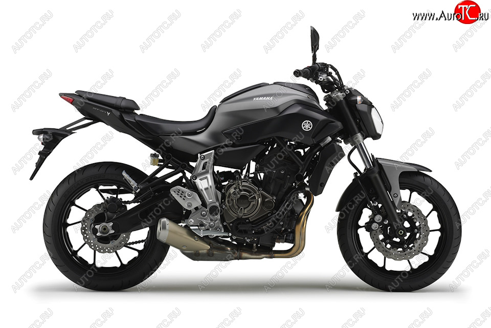 25 899 р. Комплект пластика для мотоцикла Yamaha MT-07 Серо-Черный  пм-00023588  с доставкой в г. Кемерово