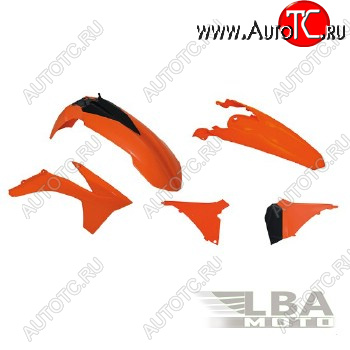 11 799 р. Комплект пластика R-Tech KTM EXC 125-500 12-13, EXCF 250-350 12-13 (R-KITKTM-OEM-412) оранжчерный  r-kitktm-oem-412  с доставкой в г. Кемерово