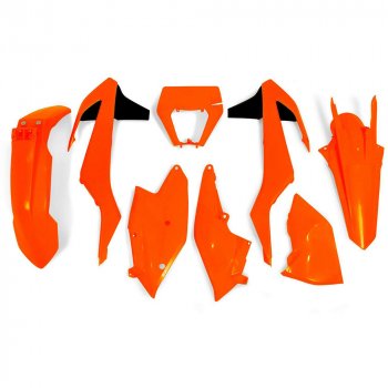 Комплект пластика R-Tech KTM EXCEXC-FXC-W 17-18 (R-KITKTM-AN0-517) неоновый оранжевый  r-kitktm-an0-517