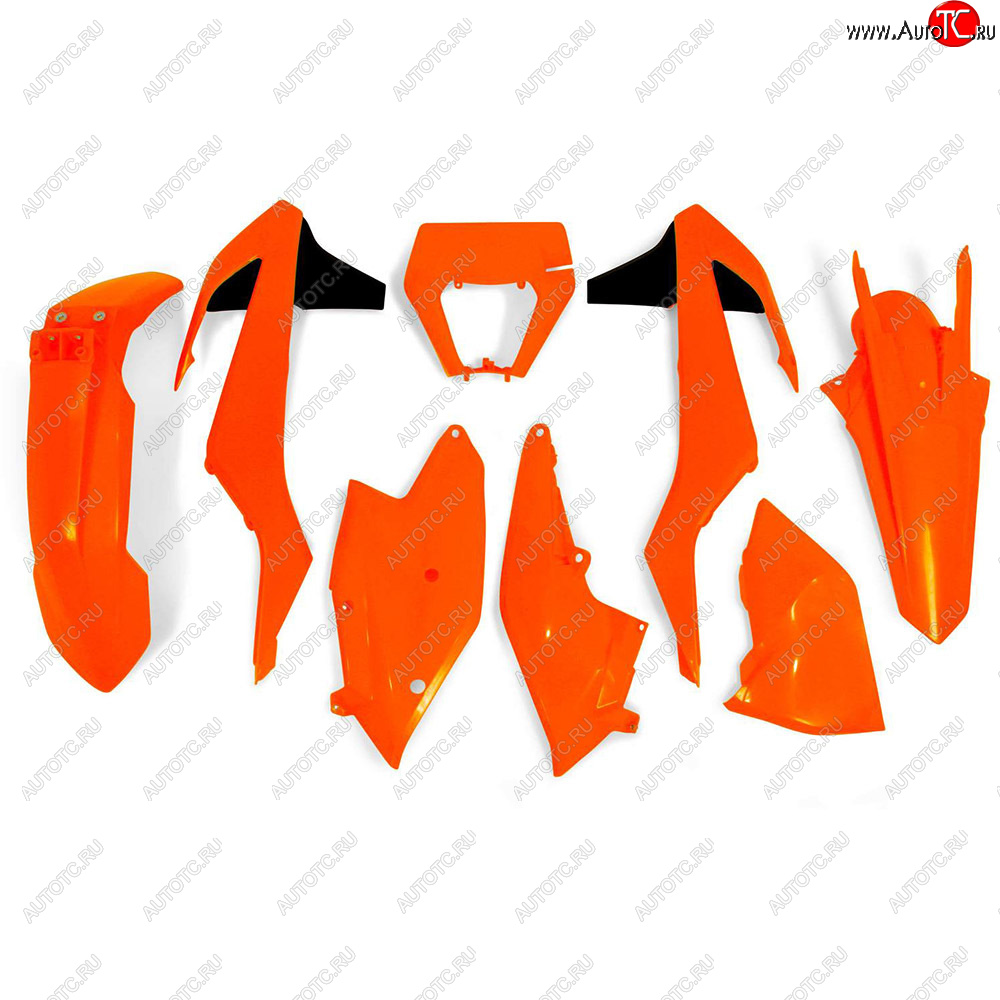 14 999 р. Комплект пластика R-Tech KTM EXCEXC-FXC-W 17-18 (R-KITKTM-AN0-517) неоновый оранжевый  r-kitktm-an0-517  с доставкой в г. Кемерово