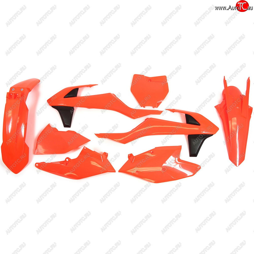 14 999 р. Комплект пластика R-Tech KTM SXSX-F 16-18, XCXC-F 17-18 (R-KITKTM-AN0-516) неоновый оранжевый  r-kitktm-an0-516  с доставкой в г. Кемерово