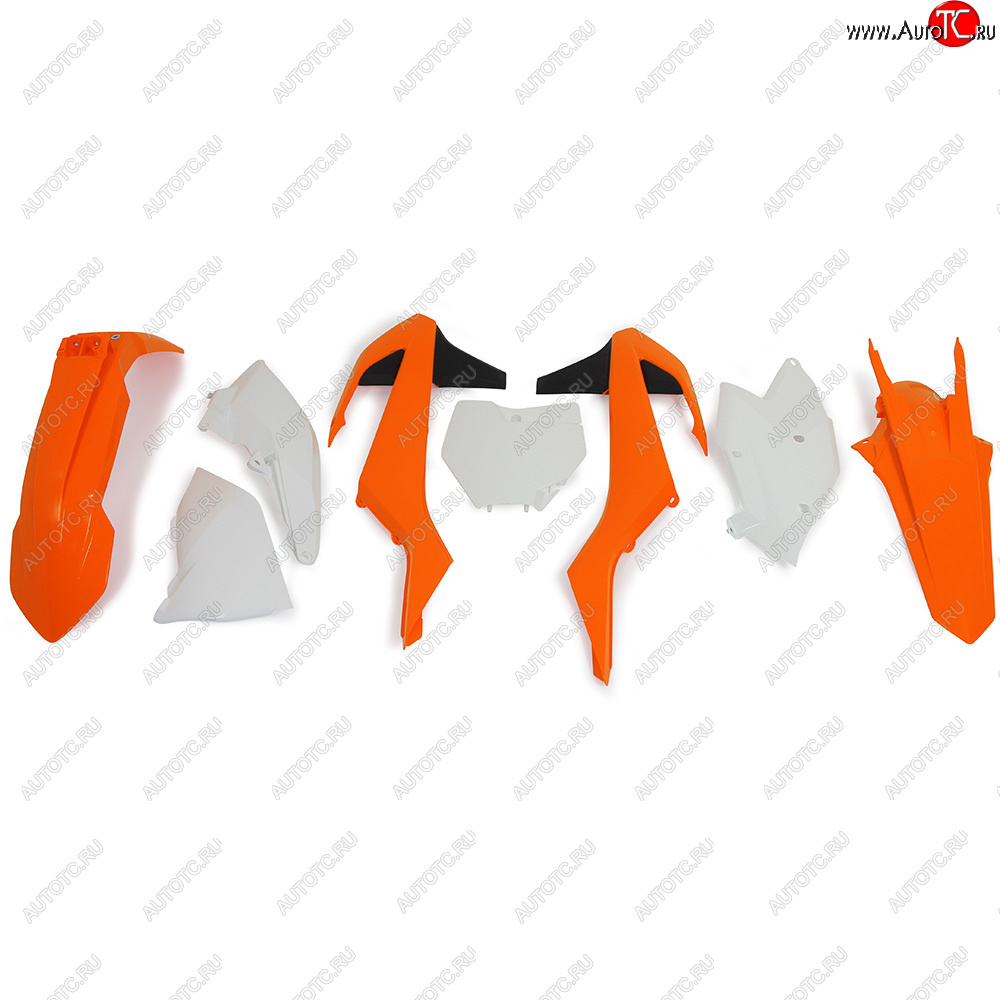 14 999 р. Комплект пластика R-Tech KTM SXSX-F 16-18, XCXC-F 17-18 (R-KITKTM-OEM-536) оранжевыйбелыйчерный  r-kitktm-oem-536  с доставкой в г. Кемерово