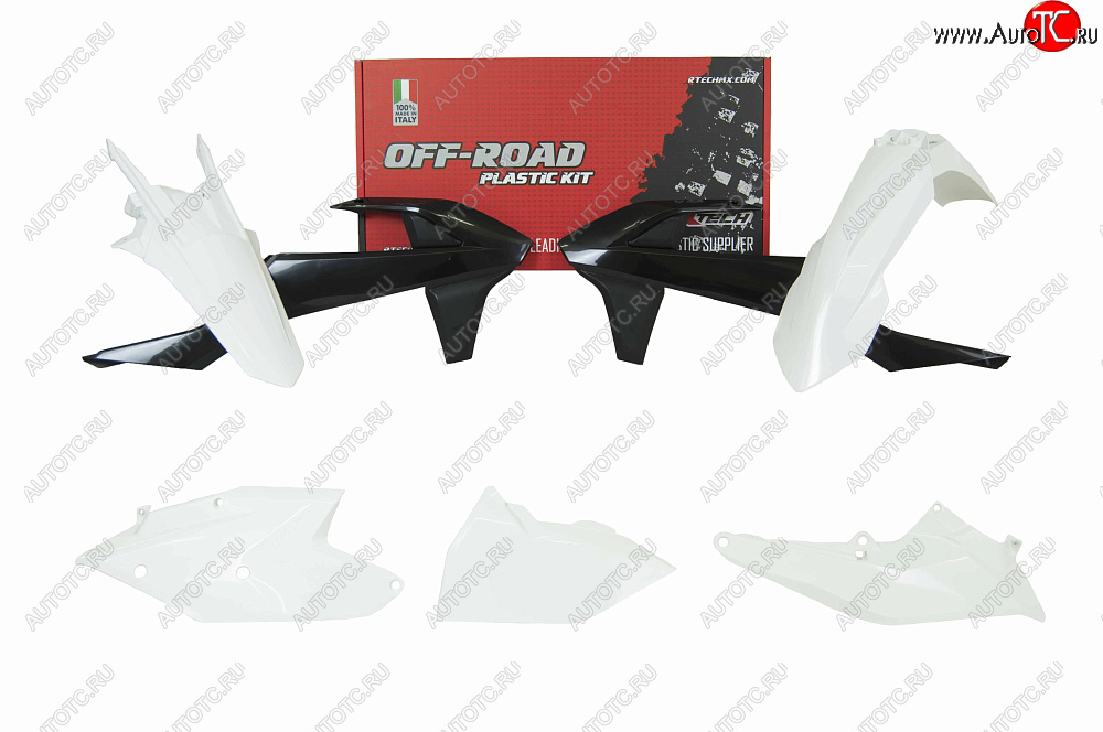 14 999 р. Комплект пластика R-Tech KTM EXCEXC-FXC-W 17-19 (R-KITKTM-OEM-488) белый-черный  r-kitktm-oem-488  с доставкой в г. Кемерово