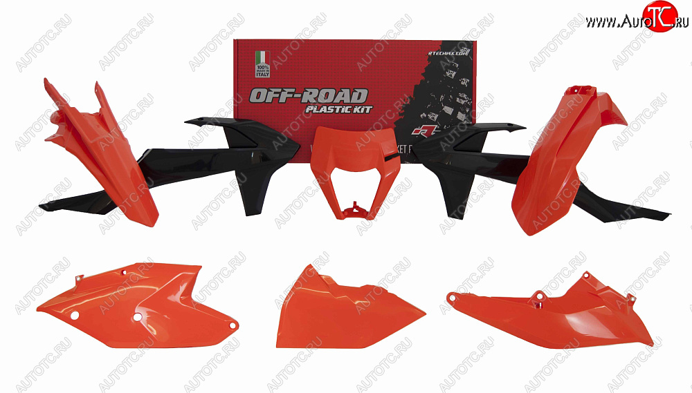 14 999 р. Комплект пластика R-Tech KTM EXCEXC-FXC-W 17-19 (R-KITKTM-OEM-518) оранжевый-черный  r-kitktm-oem-518  с доставкой в г. Кемерово