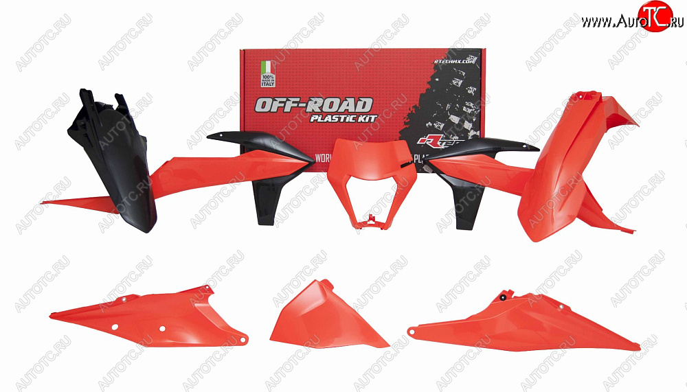 14 999 р. Комплект пластика R-Tech KTM EXCEXCFXC-WXCF-W 125>500 20-21 (R-KITKTM-OEM-520) Оранжево-Черный  r-kitktm-oem-520  с доставкой в г. Кемерово