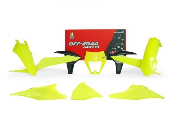 Комплект пластика R-Tech KTM EXC125250EXC-F250350450500 20-21 (R-KITKTM-GF0-520) Желтый неон  r-kitktm-gf0-520