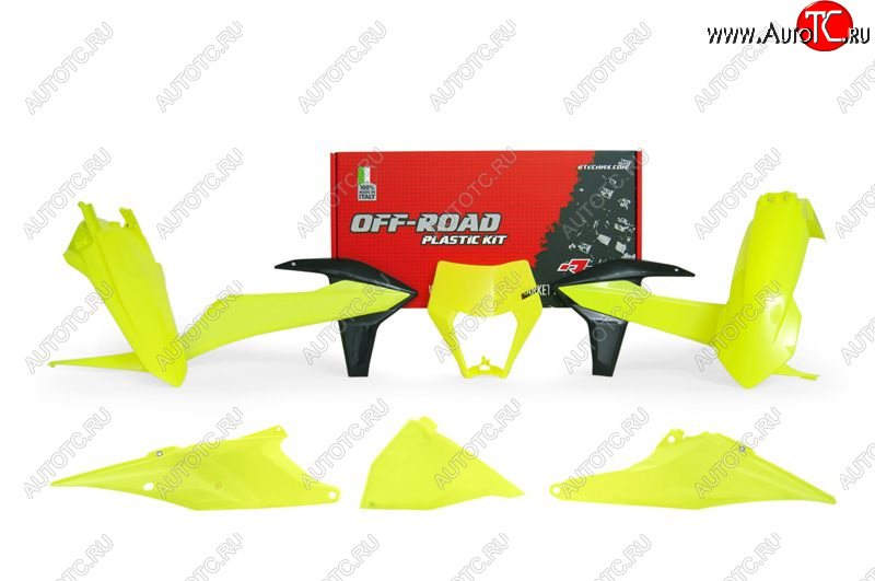 14 999 р. Комплект пластика R-Tech KTM EXC125250EXC-F250350450500 20-21 (R-KITKTM-GF0-520) Желтый неон  r-kitktm-gf0-520  с доставкой в г. Кемерово