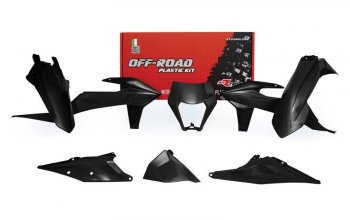 Комплект пластика R-Tech KTM EXC125250EXC-F250350450500 20-21 (R-KITKTM-NR0-520) Черный  r-kitktm-nr0-520
