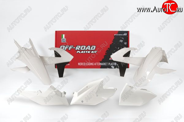 13 999 р. Комплект пластика R-Tech KTM EXC-EXCF 150250350450500 17-19 (R-KITKTM-BN0-417) Бело-Черный  r-kitktm-bn0-417  с доставкой в г. Кемерово