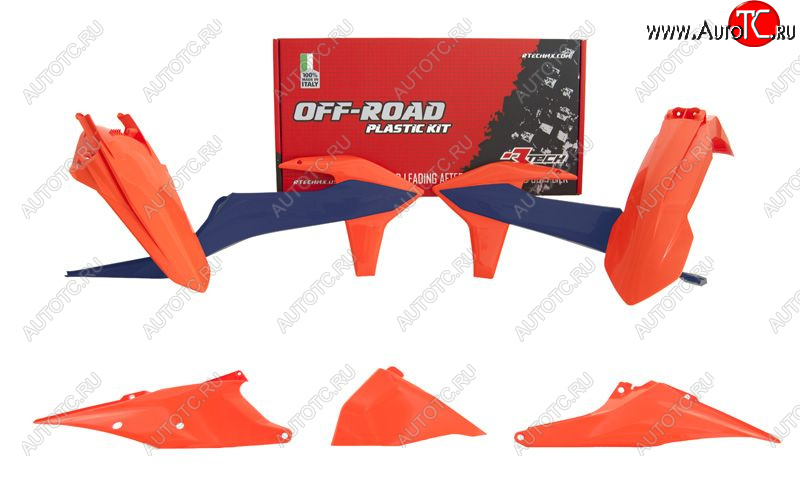 14 999 р. Комплект пластика R-Tech KTM EXCEXCFXC-WXCF-W 125-500 20-22 (R-KITKTM-OEM-423) Оранж-Синий  r-kitktm-oem-423  с доставкой в г. Кемерово