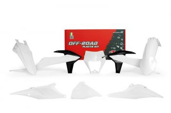 Комплект пластика R-Tech KTM EXCEXCFXC-WXCF-W 125-500 20-22 (R-KITKTM-BN2-520) Бело-Черный  r-kitktm-bn2-520