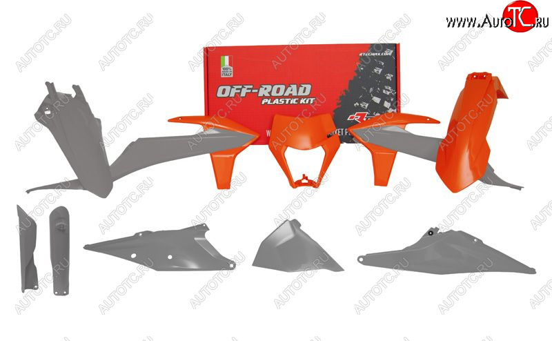 14 999 р. Комплект пластика R-Tech KTM EXCEXCFXC-WXCF-W 125-500 20-22 (R-KITKTM-OEM-723) Серо-Оранжевый  r-kitktm-oem-723  с доставкой в г. Кемерово