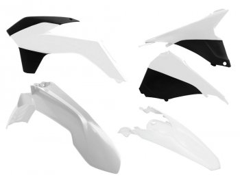 Комплект пластика R-Tech KTM EXCEXCF 125200250350450500 14-16(R-KITKTM-BN0-415) Бел-Черн  r-kitktm-bn0-415