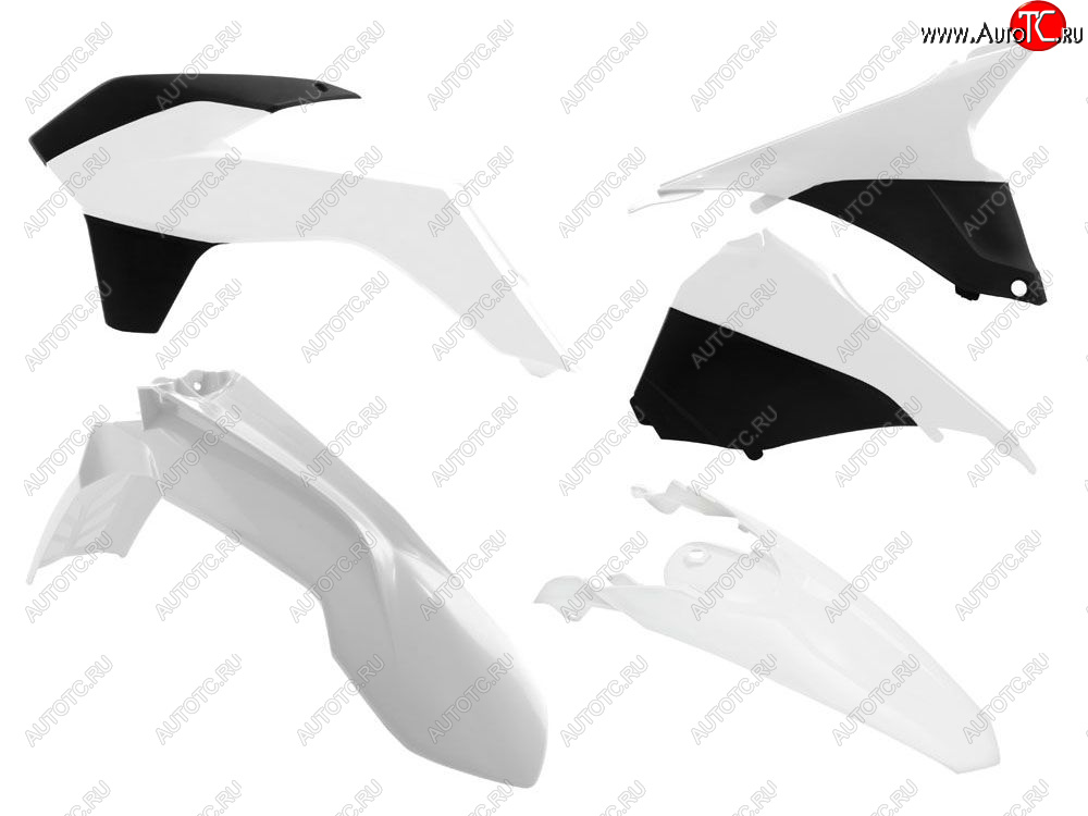 11 799 р. Комплект пластика R-Tech KTM EXCEXCF 125200250350450500 14-16(R-KITKTM-BN0-415) Бел-Черн  r-kitktm-bn0-415  с доставкой в г. Кемерово