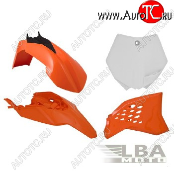 12 789 р. Комплект пластика R-Tech KTM SX65 12-15 (R-KITKTM-OEM-511) оранжевыйбелый  r-kitktm-oem-511  с доставкой в г. Кемерово