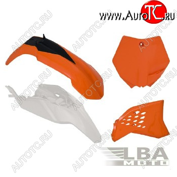 12 749 р. Комплект пластика R-Tech KTM SX65 09-11 (R-KITKTM-O11-508) оранжевыйбелый  r-kitktm-o11-508  с доставкой в г. Кемерово
