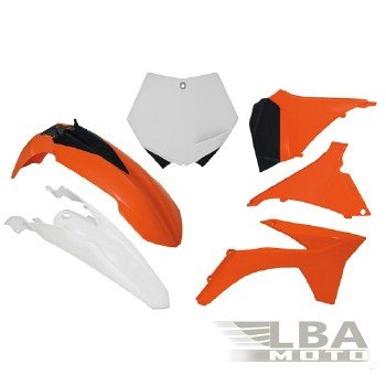 Комплект пластика R-Tech KTM SX125-250 2012, SXF250-450 11-12 (R-KITKTM-OEM-509) оранжбелыйчерный  r-kitktm-oem-509
