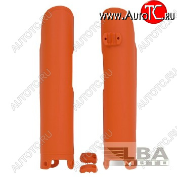 3 949 р. Защита вилки (пара) R-Tech KTM SXSXFEXC 125-525 00-07, DUKE 125-525 03-07 (R-PSKTMAR0000) оранж.  r-psktmar0000  с доставкой в г. Кемерово