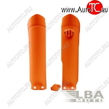 3 579 р. Защита вилки (пара) R-Tech KTM SX85 09-17 (R-PSKTMAR0985) оранжевая  r-psktmar0985  с доставкой в г. Кемерово