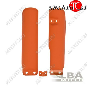 3 179 р. Защита вилки (пара) R-Tech KTM SX65 02-17 (R-PSKTMAR0965) оранжевая  r-psktmar0965  с доставкой в г. Кемерово