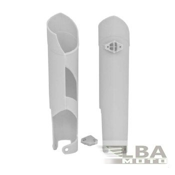 Защита вилки (пара) R-Tech KTM SX125-250 08-14, SXF250-505 08-14 (R-PSKTMBN0008) белая  r-psktmbn0008
