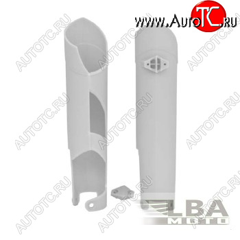 3 949 р. Защита вилки (пара) R-Tech KTM SX125-250 08-14, SXF250-505 08-14 (R-PSKTMBN0008) белая  r-psktmbn0008  с доставкой в г. Кемерово