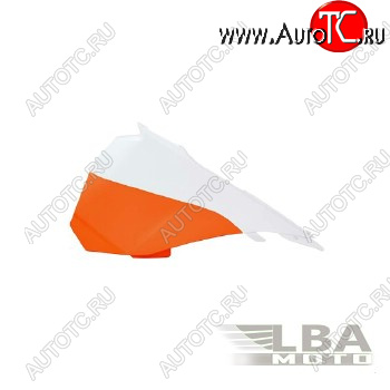 3 089 р. Обтекатель возд. фильтра левый R-Tech KTM SX85 13-17 (R-FIKTMBNARSX85) оранжевыйбелый  r-fiktmbnarsx85  с доставкой в г. Кемерово