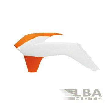 Обтекатели радиатора R-Tech KTM SXF250-450 13-15, EXCEXCF 14-16 (R-CVKTMBNAR13) оранжевыебелые  r-cvktmbnar13