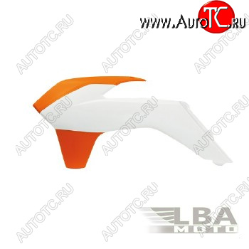 6 059 р. Обтекатели радиатора R-Tech KTM SXF250-450 13-15, EXCEXCF 14-16 (R-CVKTMBNAR13) оранжевыебелые  r-cvktmbnar13  с доставкой в г. Кемерово