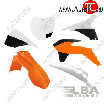 12 789 р. Комплект пластика R-Tech KTM SXSXF 125-450 13-15 (R-KITKTM-OEM-594) оранжбелыйчерный  r-kitktm-oem-594  с доставкой в г. Кемерово