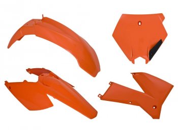 12 749 р. Комплект пластика R-Tech KTM SXSXF 05-06, EXCEXCF 05-07 (R-KITKTM-AR0-504) оранжевый  r-kitktm-ar0-504  с доставкой в г. Кемерово. Увеличить фотографию 1
