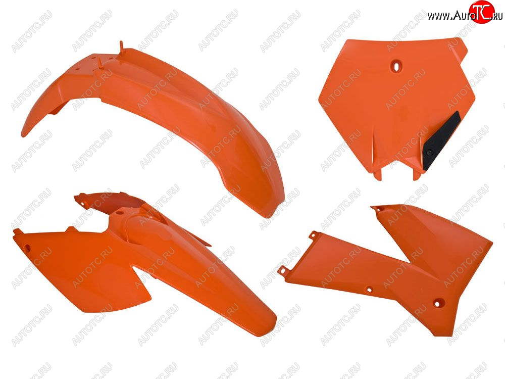 12 749 р. Комплект пластика R-Tech KTM SXSXF 05-06, EXCEXCF 05-07 (R-KITKTM-AR0-504) оранжевый  r-kitktm-ar0-504  с доставкой в г. Кемерово