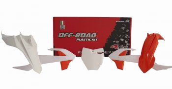 Комплект пластика R-Tech KTM SX65 16-20 (R-KITKTM-O19-500) оранжевыйбелый  r-kitktm-o19-500