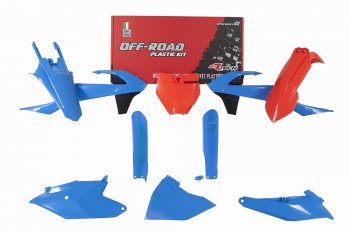 Комплект пластика R-Tech KTM SX85 18-22 (R-KITKTM-CL0-185) оранжевый-голубой  r-kitktm-cl0-185