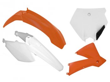 Комплект пластика R-Tech SX85 06-12 (R-KITKTM-O11-507) Оранжево-белый  r-kitktm-o11-507