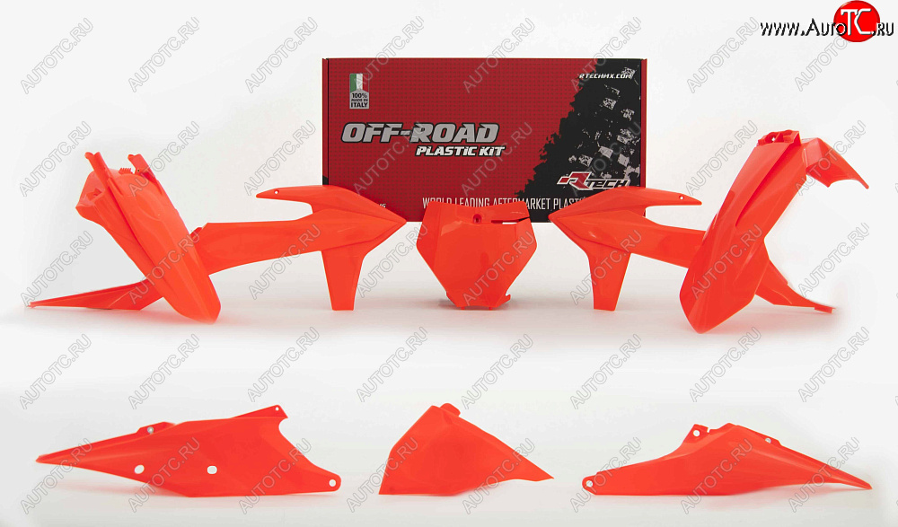 14 999 р. Комплект пластика R-Tech KTM SX125150250 19-21,SXF250350450 19-21 (R-KITKTM-AN0-599) Оранжевый  r-kitktm-an0-599  с доставкой в г. Кемерово
