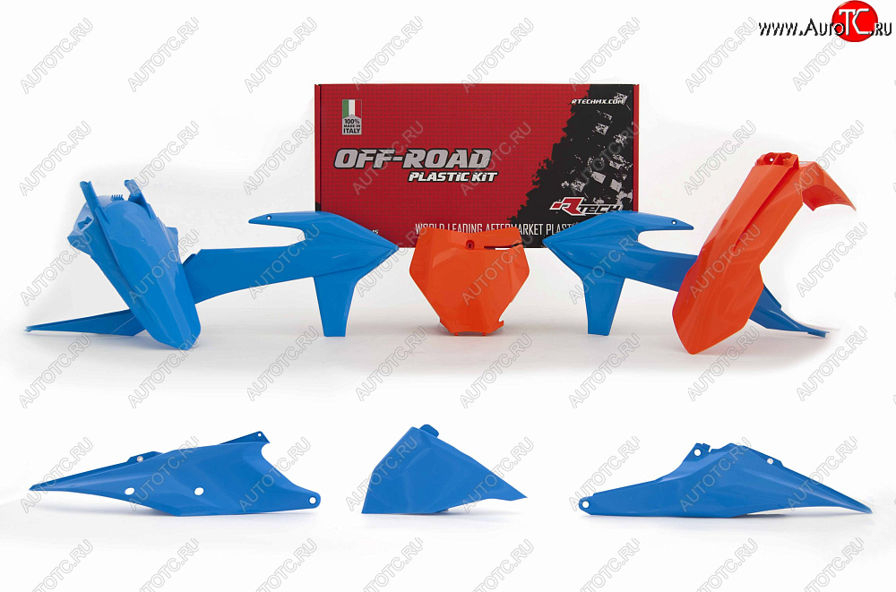 14 999 р. Комплект пластика R-Tech KTM SX125150250 19-21,SXF250350450 19-21 (R-KITKTM-CL0-599) Синий  r-kitktm-cl0-599  с доставкой в г. Кемерово