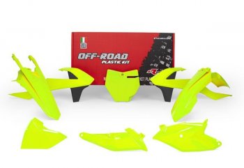 Комплект пластика R-Tech KTM SX85 18-22, GasGas MC85 21-22 (R-KITKTM-GF0-185) Зеленый неон  r-kitktm-gf0-185