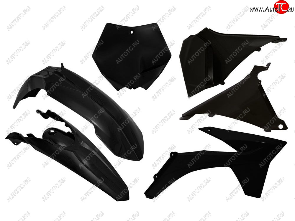 12 749 р. Комплект пластика R-Tech KTM SX125150250 2011 (R-KITKTM-NR0-519) Черный  r-kitktm-nr0-519  с доставкой в г. Кемерово