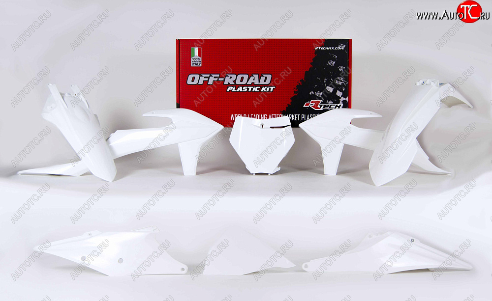 14 999 р. Комплект пластика R-Tech KTM SXSXF 19-22, XCXCF 19-22 (R-KITKTM-BN0-599) Белый  r-kitktm-bn0-599  с доставкой в г. Кемерово