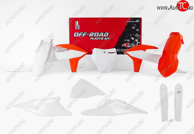 15 899 р. Комплект пластика R-Tech KTM SXSXF 19-22, XCXCF 19-22 (R-KITKTM-OEM-609) Бело-Карсный  r-kitktm-oem-609  с доставкой в г. Кемерово