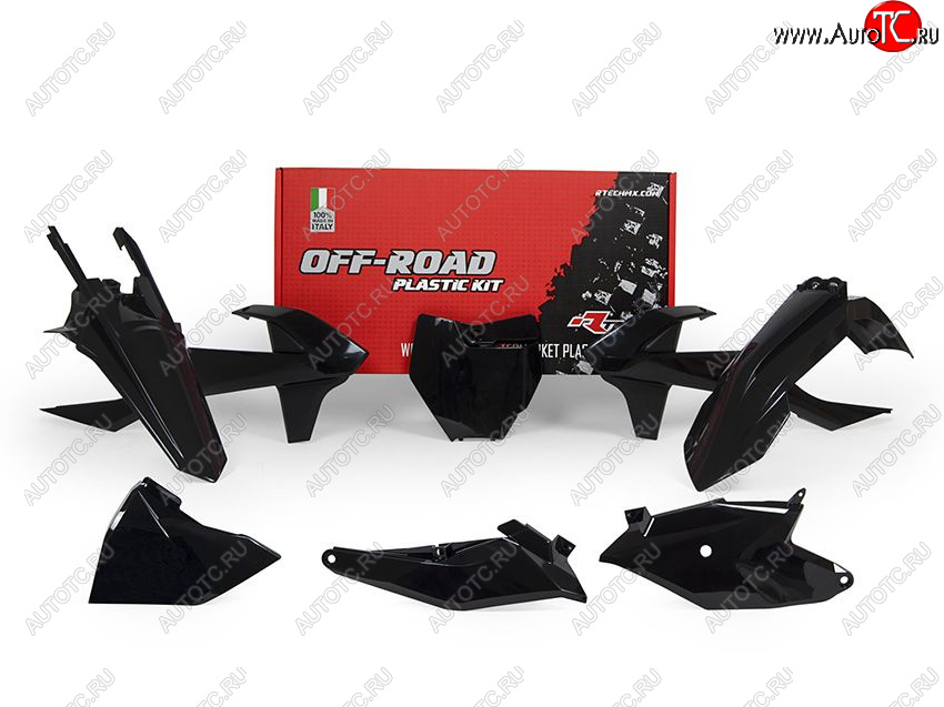 12 749 р. Комплект пластика R-Tech KTM SX85 18-22, MC 85 21-22 (R-KITKTM-NR0-185) Черный  r-kitktm-nr0-185  с доставкой в г. Кемерово